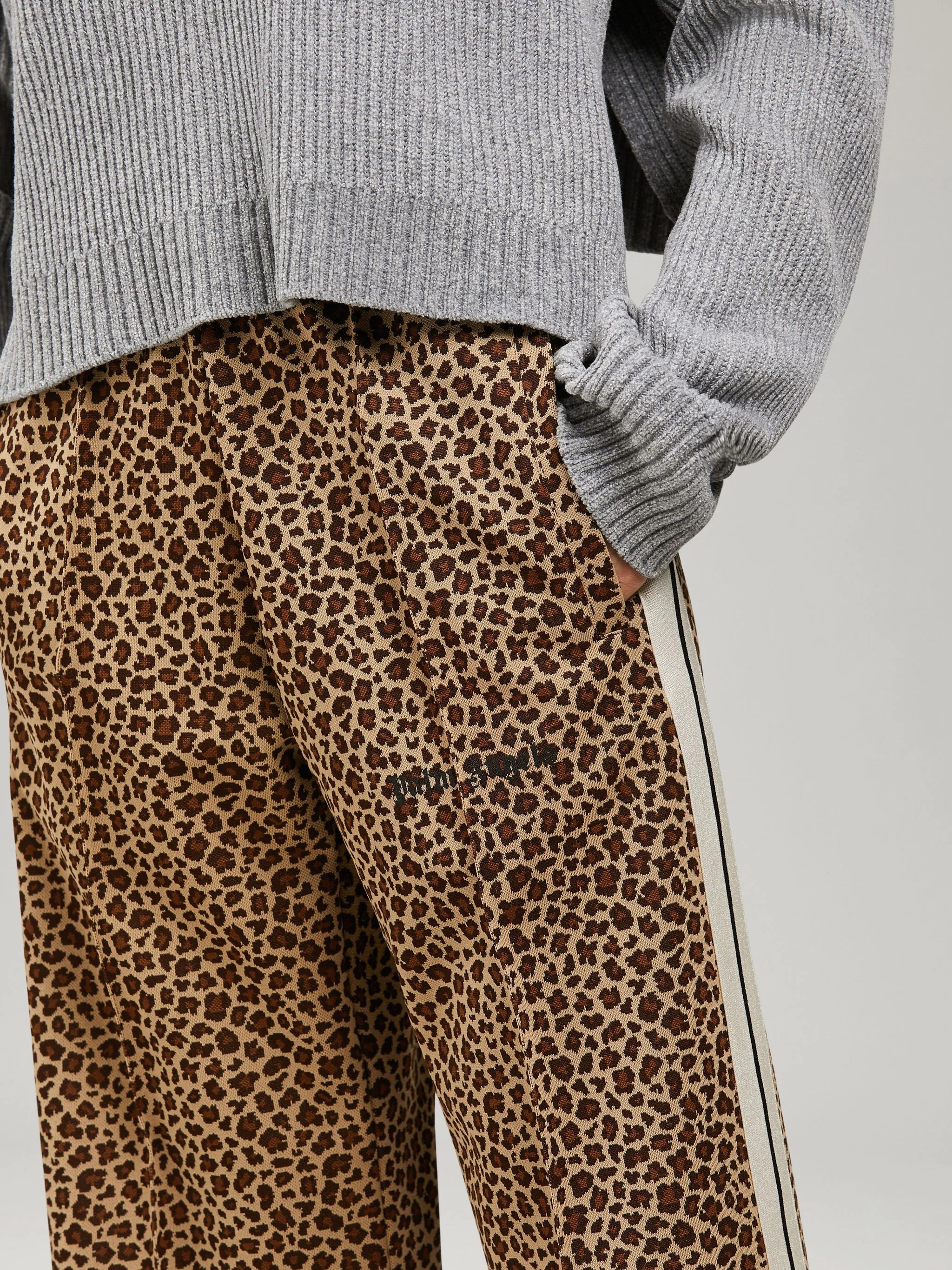 LEOPARD CROPPED PANTS - 3