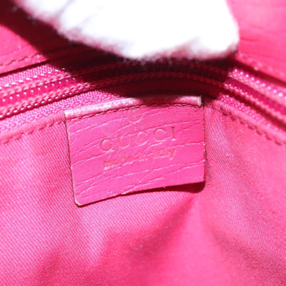 GUCCI GG Supreme Tote Bag Pvc Leather Beige Pink - 10
