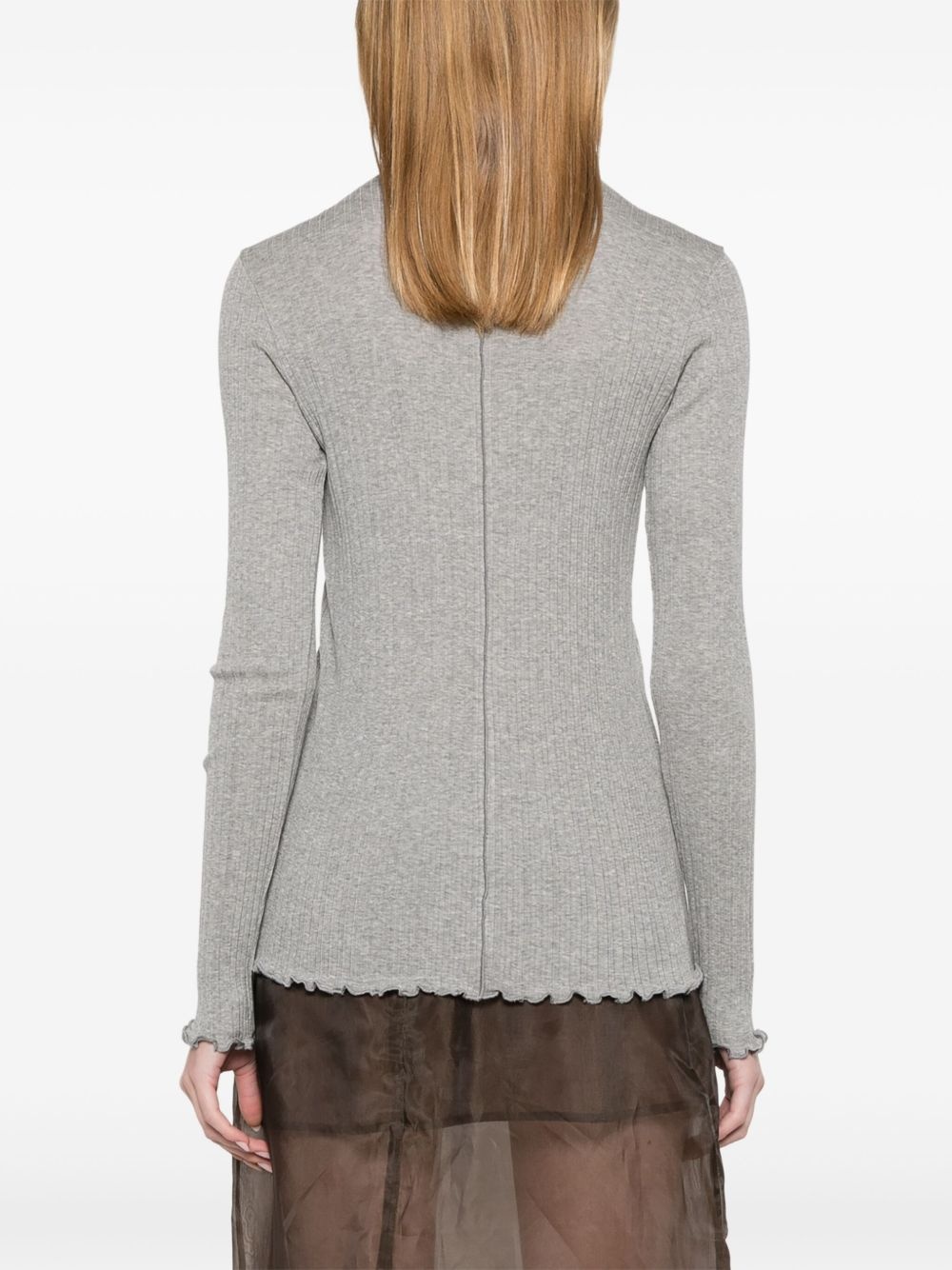 ribbed-knit top - 4