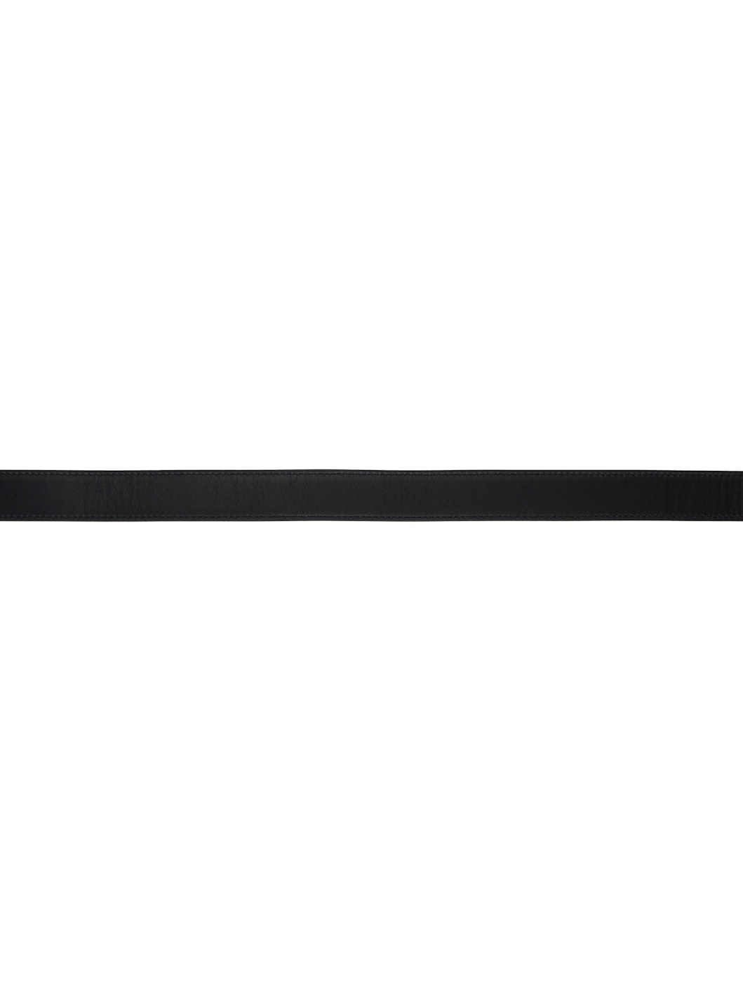 Black Intreccio Loop Belt - 2