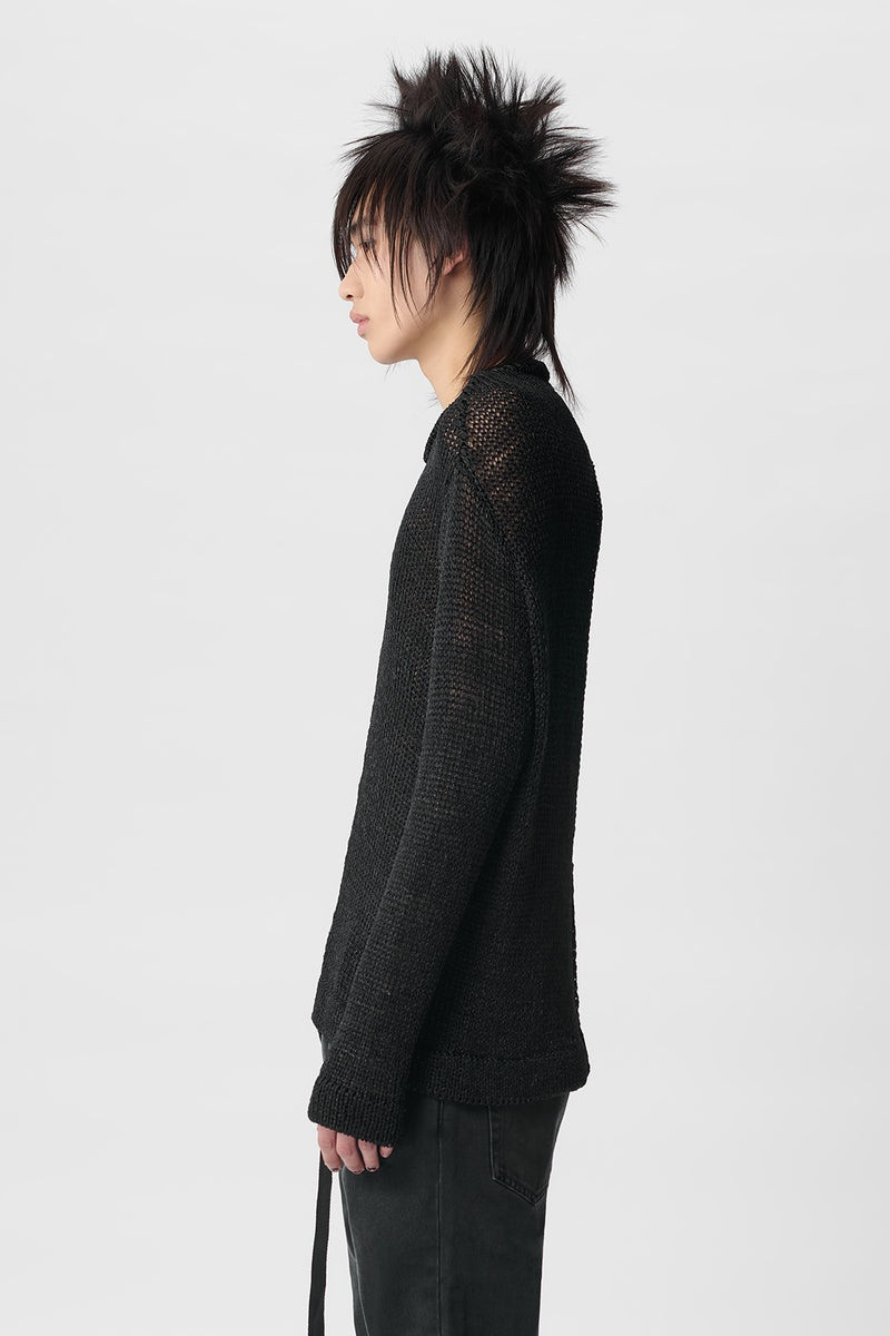 Ann Demeulemeester Nijs Open Back Long Sleeve Top outlook