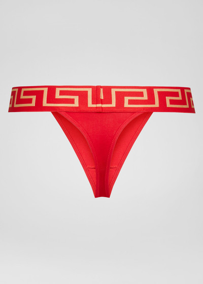 VERSACE Greca Border Thong outlook