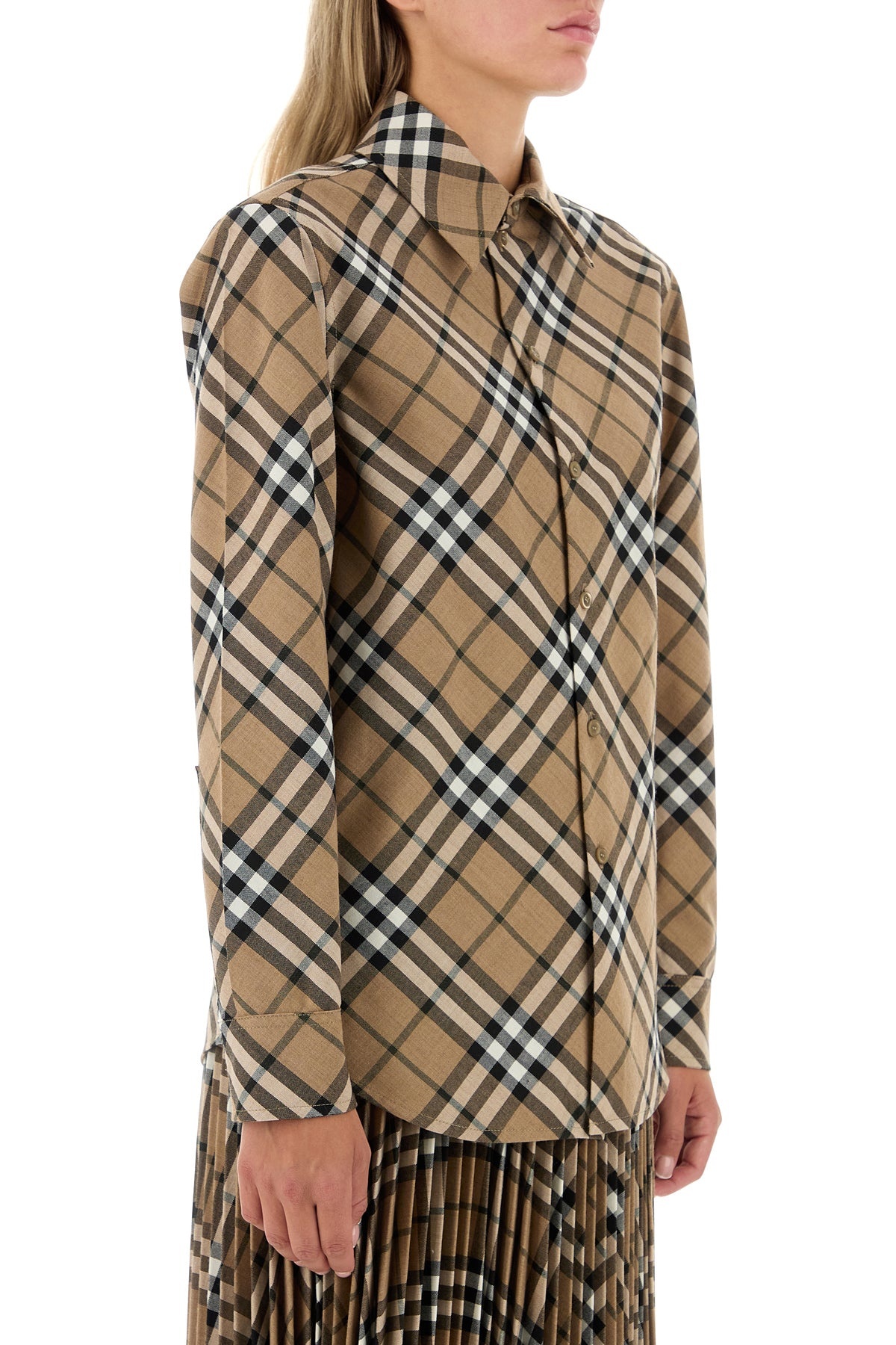 Embroidered polyester blend shirt - 3