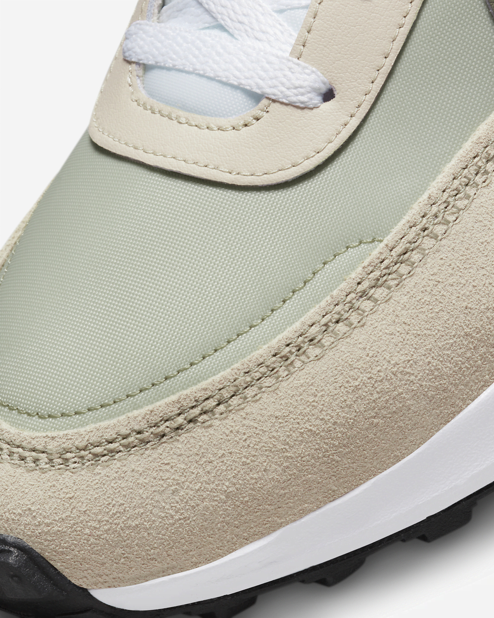 Nike Mens Beige Waffle Debut DH9522-102 Leather Lace Up