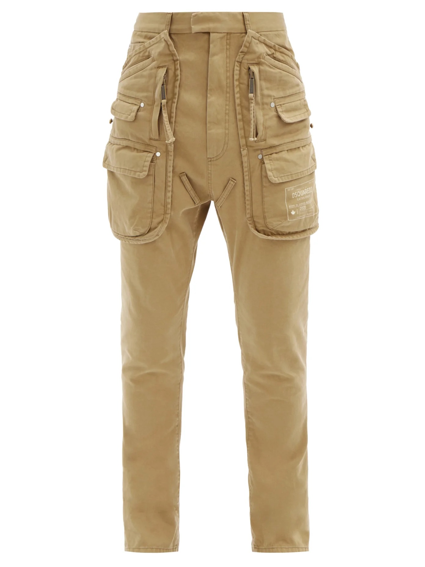 Sharpei cotton-twill cargo trousers - 1