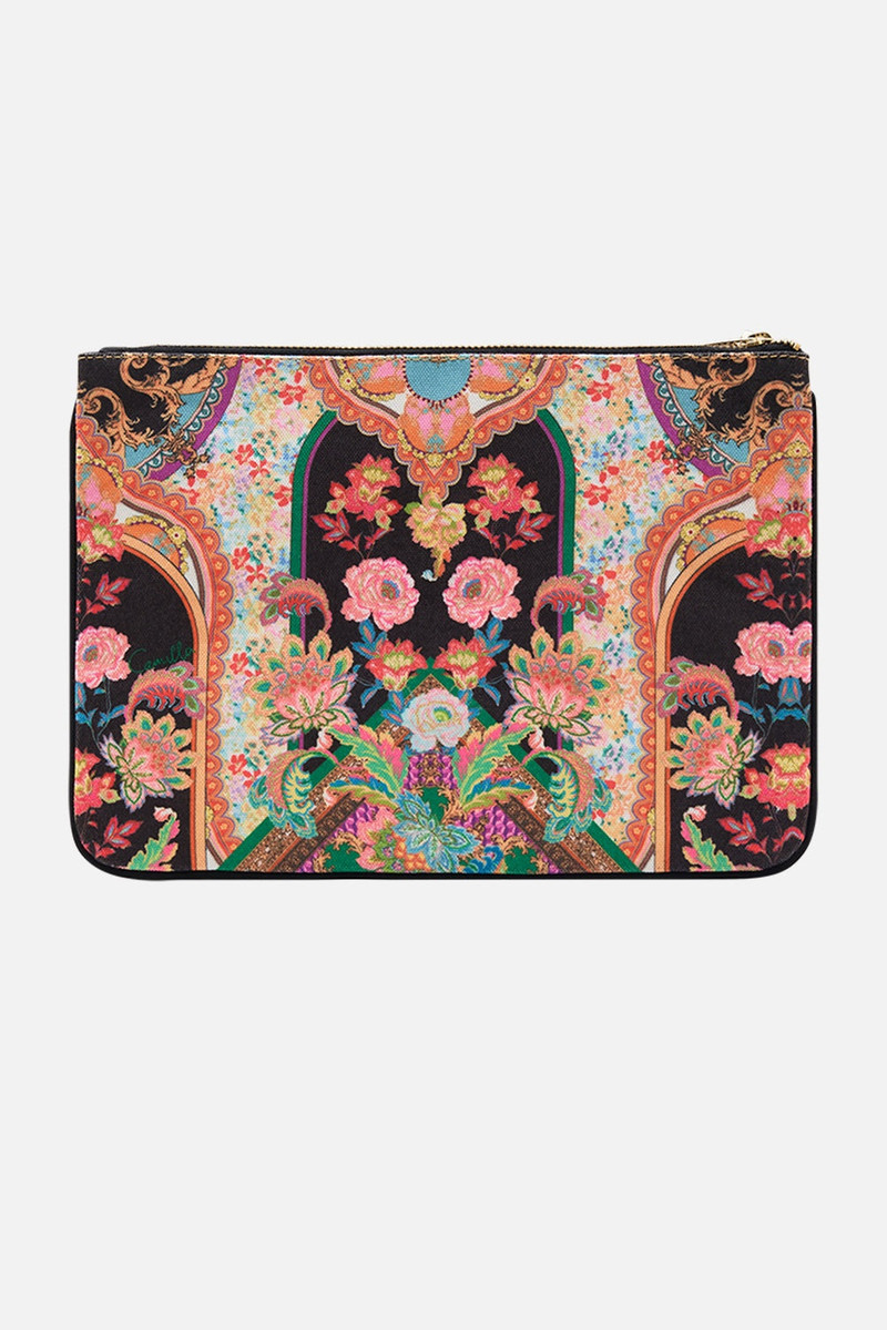 CAMILLA SMALL CANVAS CLUTCH outlook