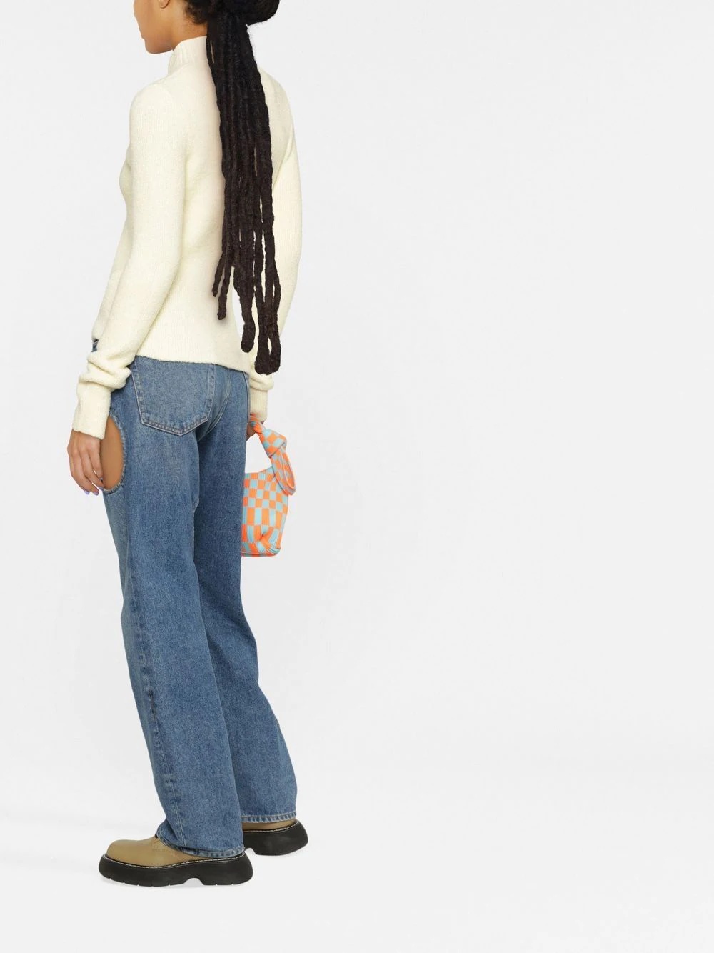 knitted zipped cardigan - 3