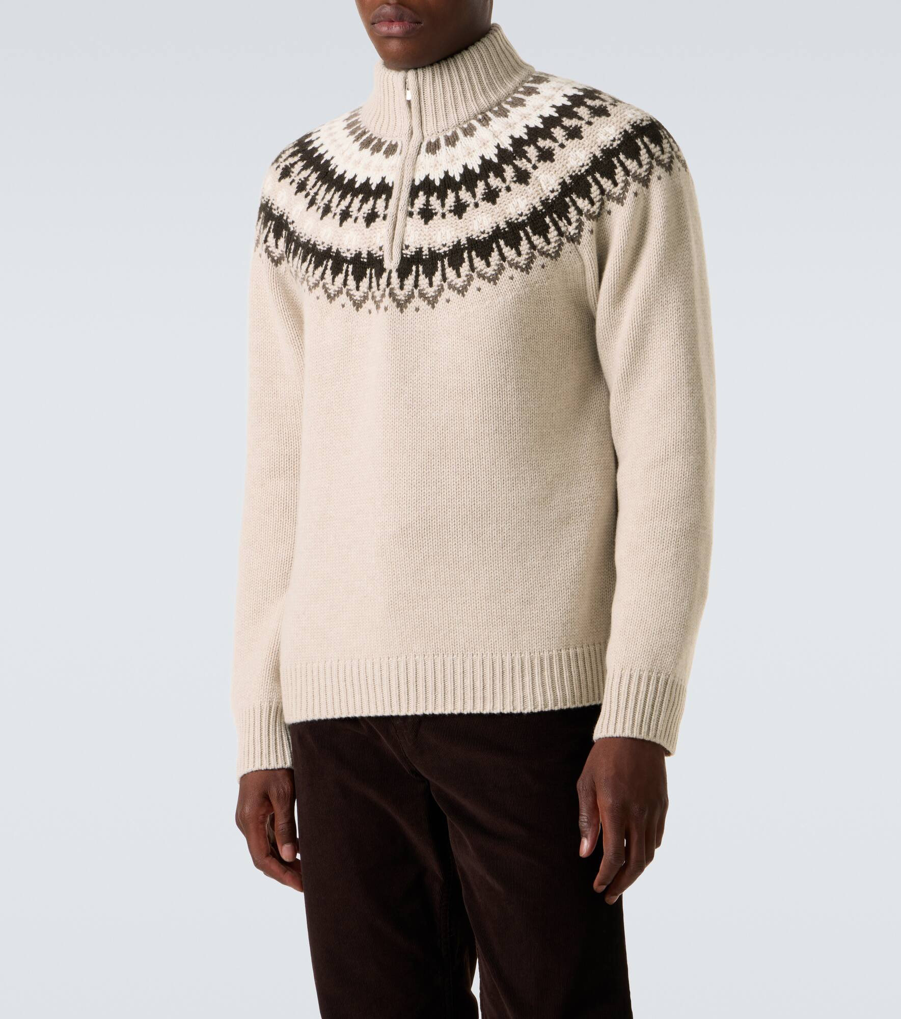 Mr Saint Gervais half-zip sweater - 3