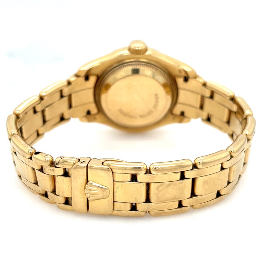 Pre-owned Rolex Lady Datejust Automatic Diamond Champagne Dial Ladies Watch 69298 CDPM - 2
