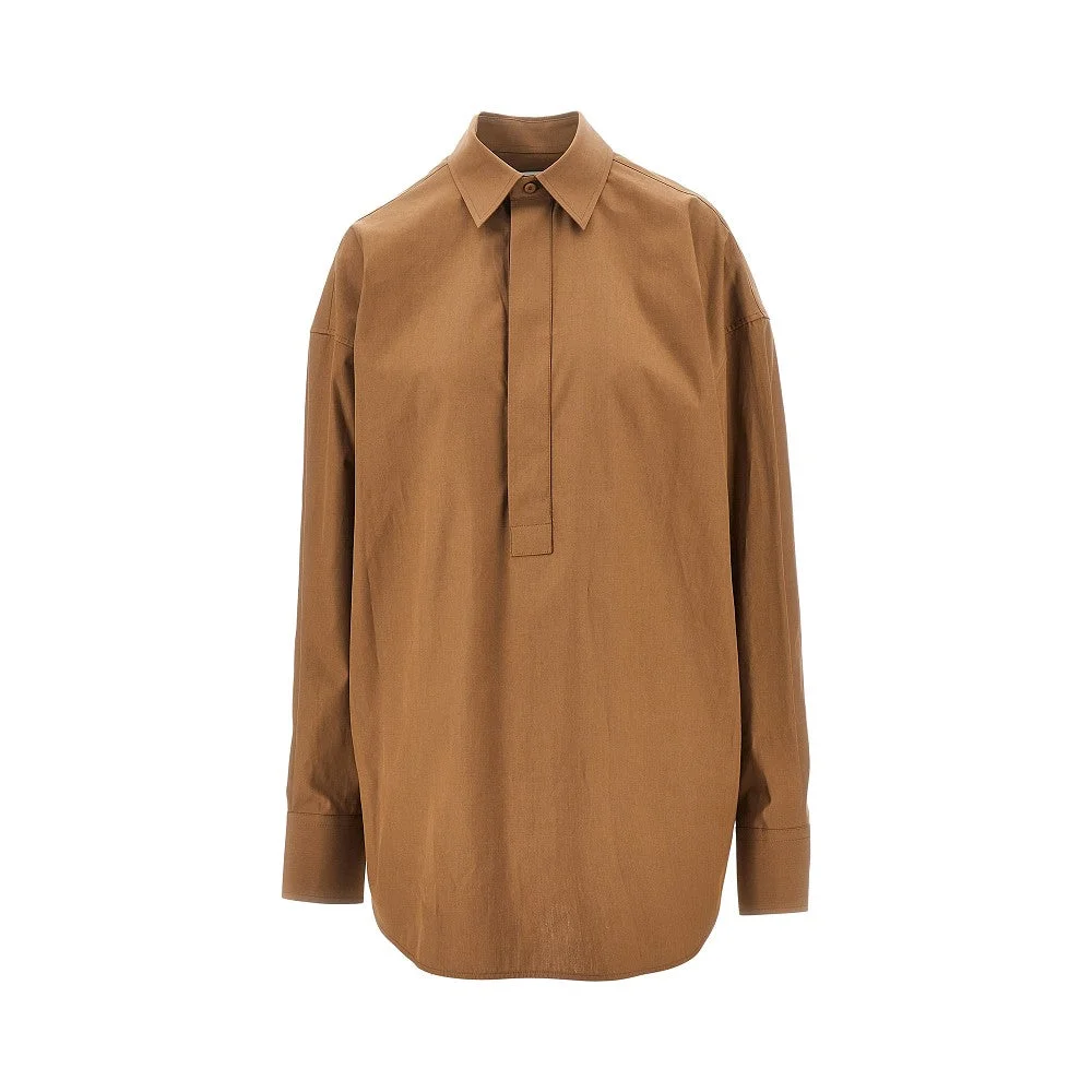 'CANDELA' OVERSIZED POPLIN SHIRT - 1