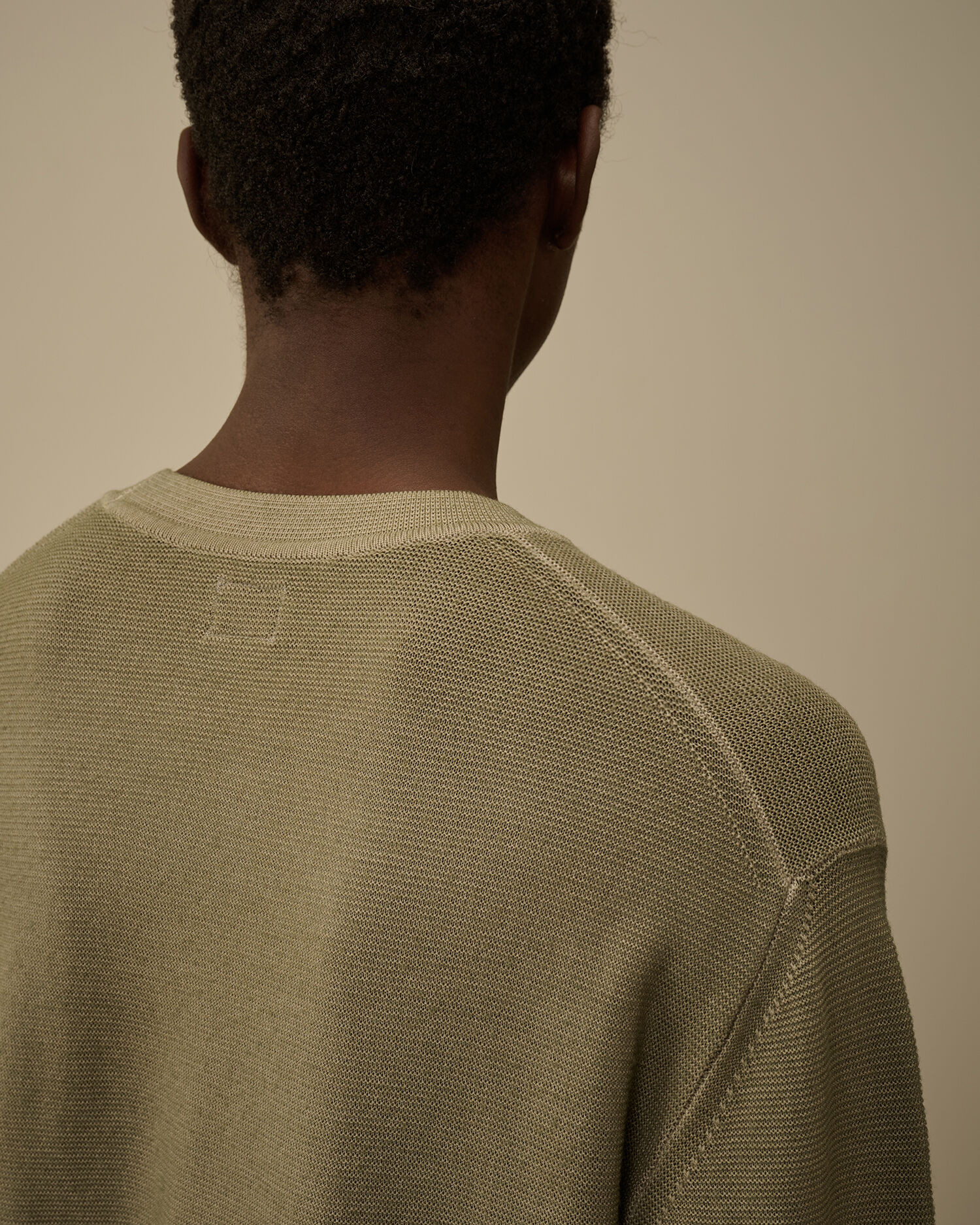 Merino Wool Crewneck Lens Sweater - 6
