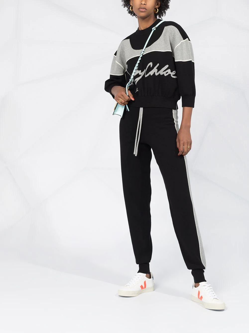 side-stripe track pants - 2