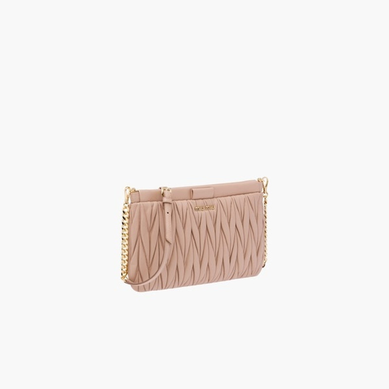 Matelassé Leather Clutch 6