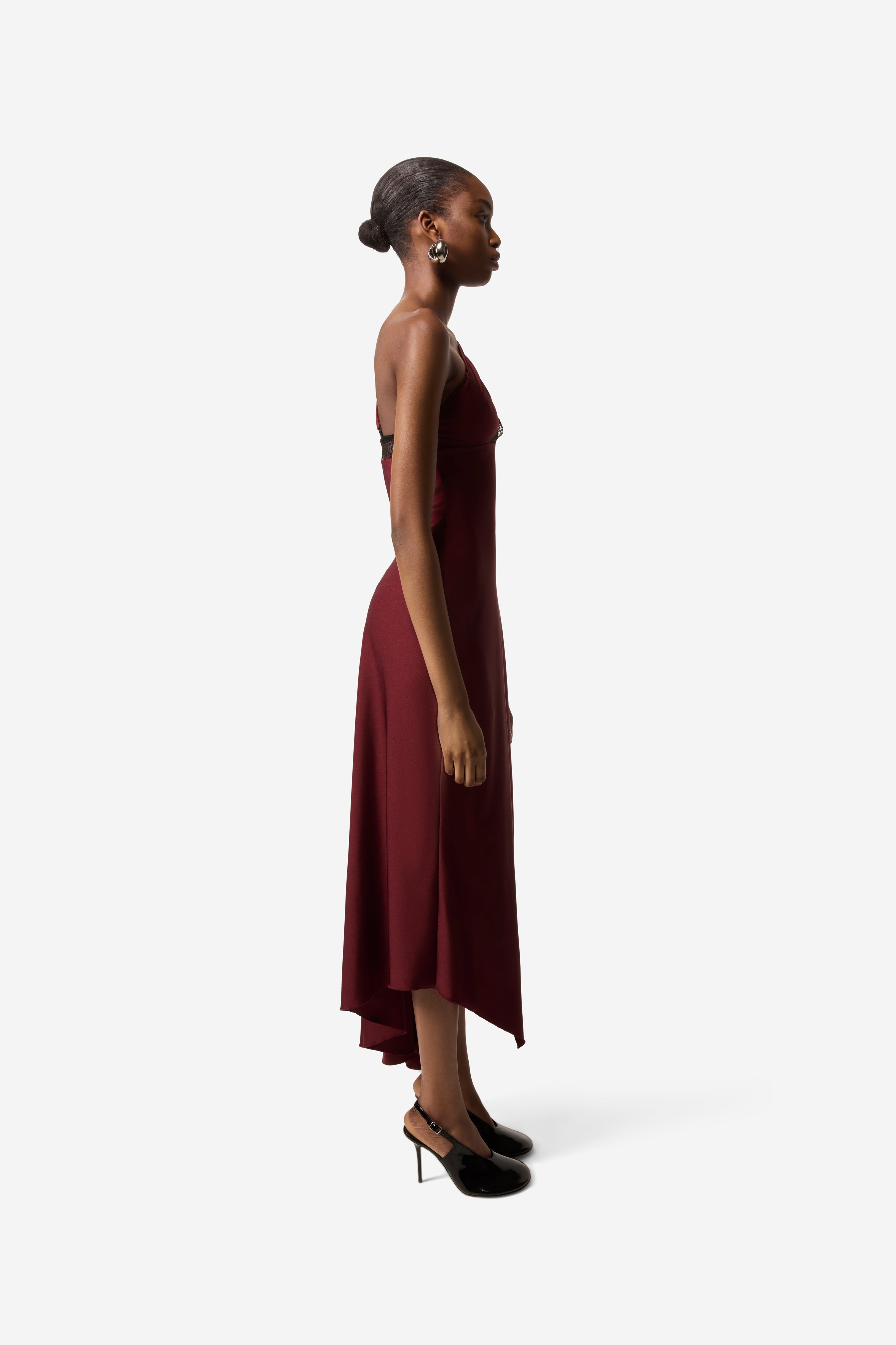 Asymmetric Long Dress - 3