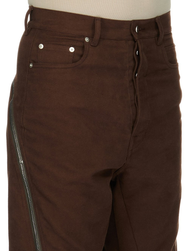 mid-rise zip-up extra-length jeans 4