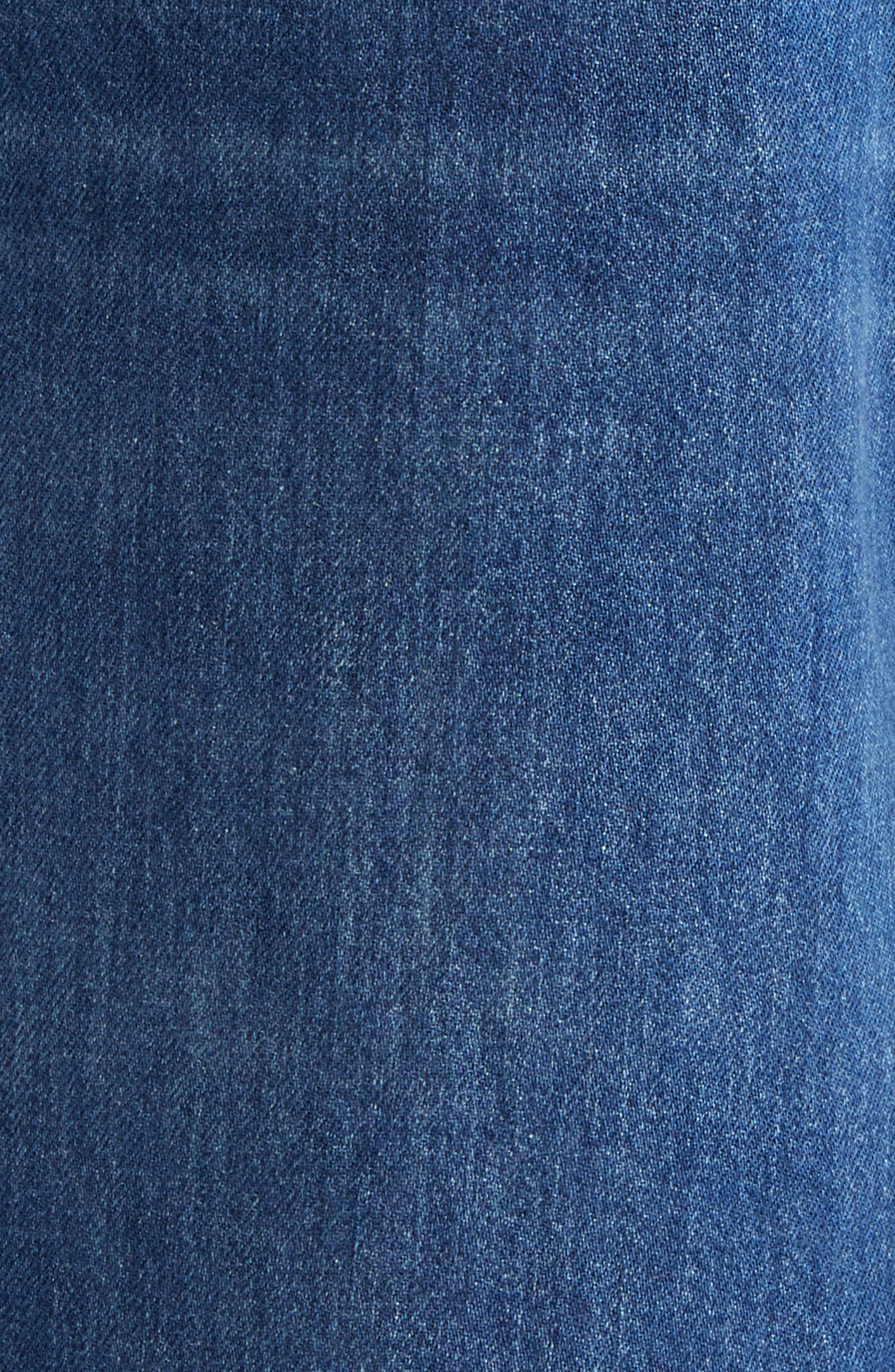 Chloé High Waist Wide Leg Jeans in Night Blue at Nordstrom - 7
