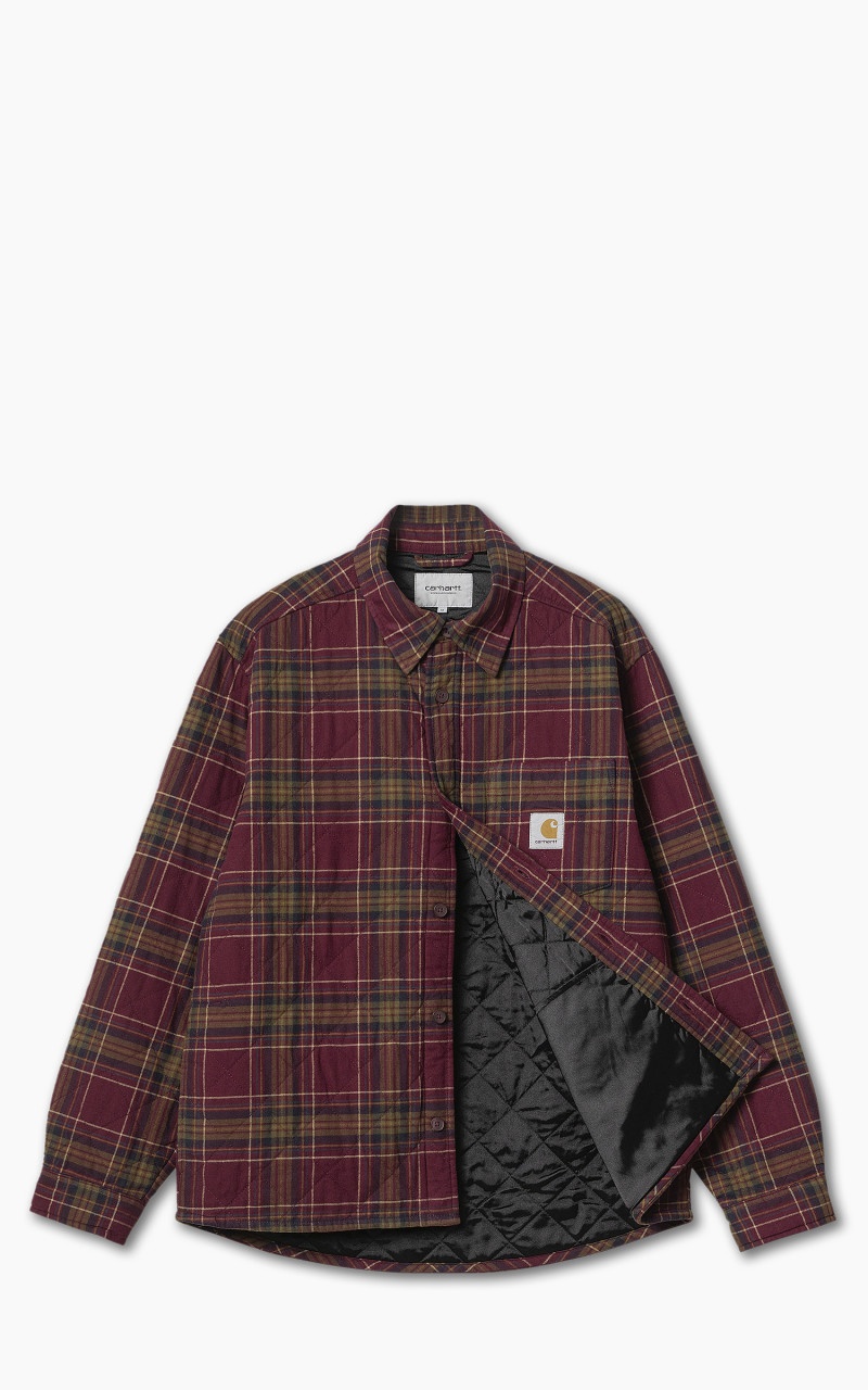 Carhartt WILES SHIRT JAC WILES CHECK/AMARONE cultizm REVERSIBLE
