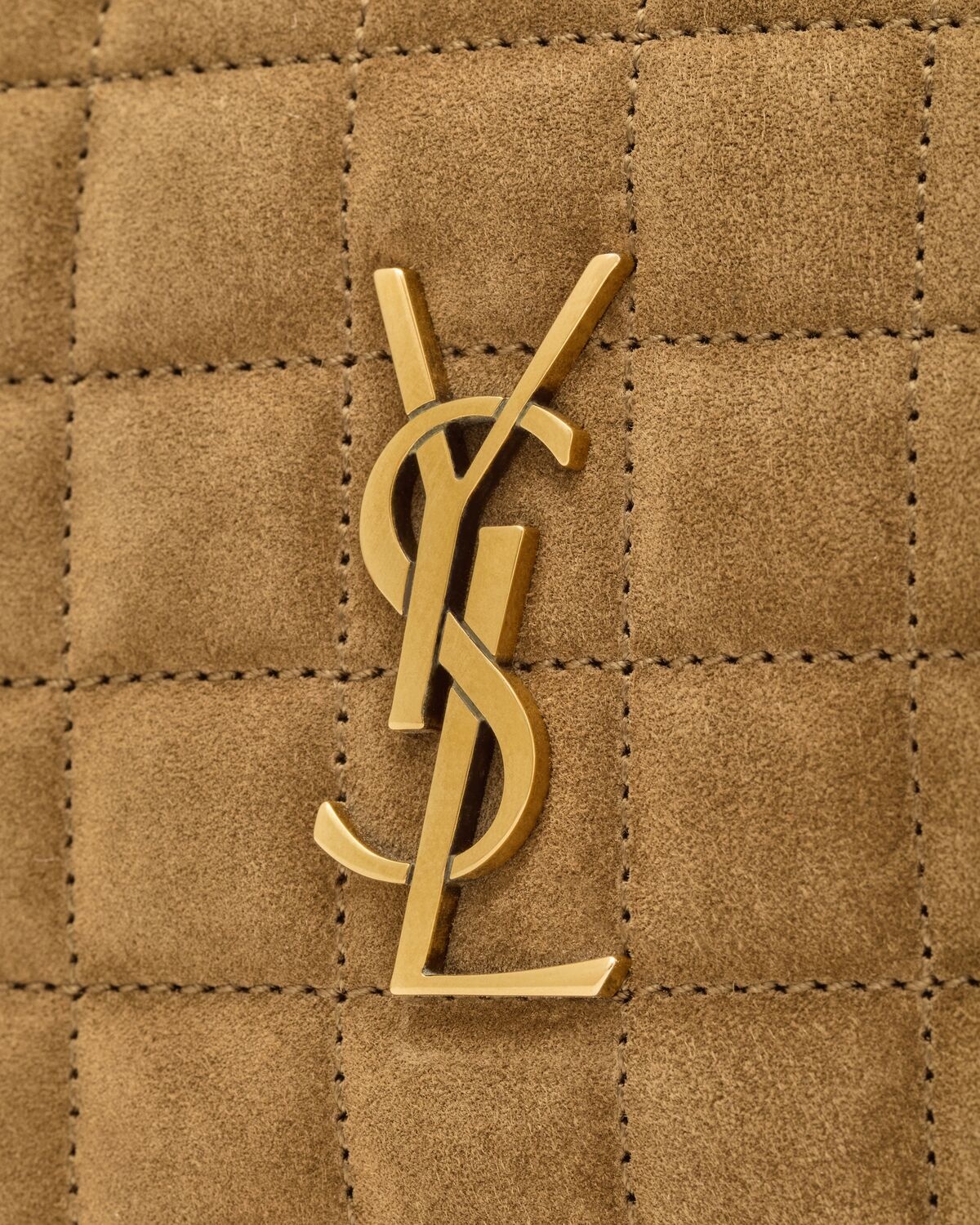 CASSANDRE MATELASSÉ CARRÉ MINI CAMERA BAG IN SUEDE - 6