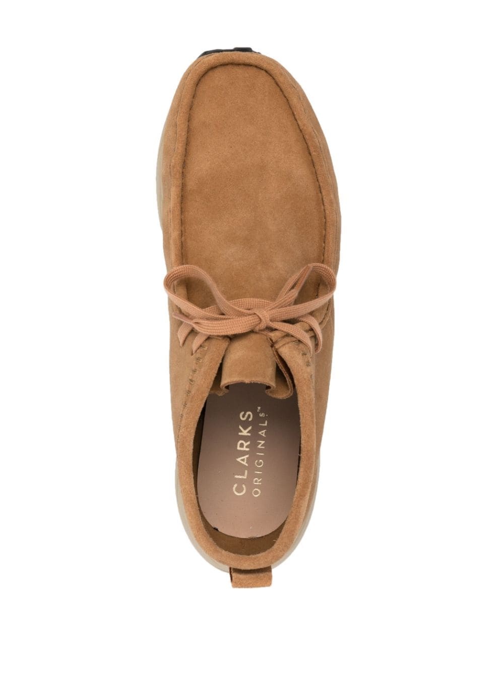 lace-up chunky-sole suede boots - 4