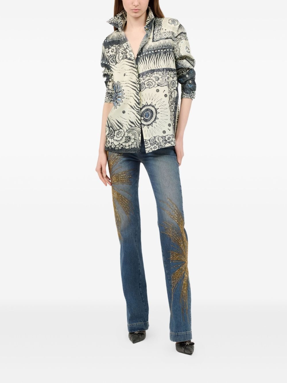 straight-leg jeans - 2