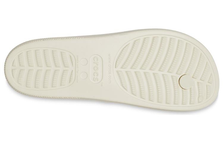(WMNS) Crocs Classic Platform Flip (Beige) 207714-2Y2 - 7