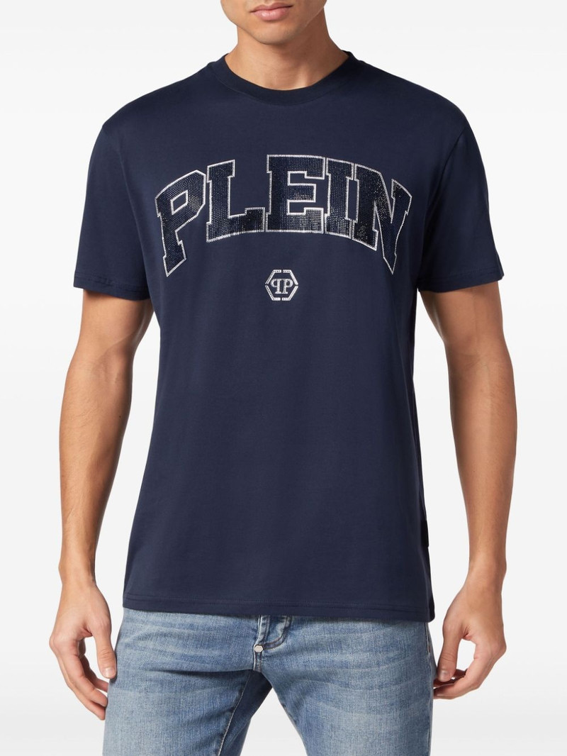 PHILIPP PLEIN Stones short sleeve cotton t-shirt outlook