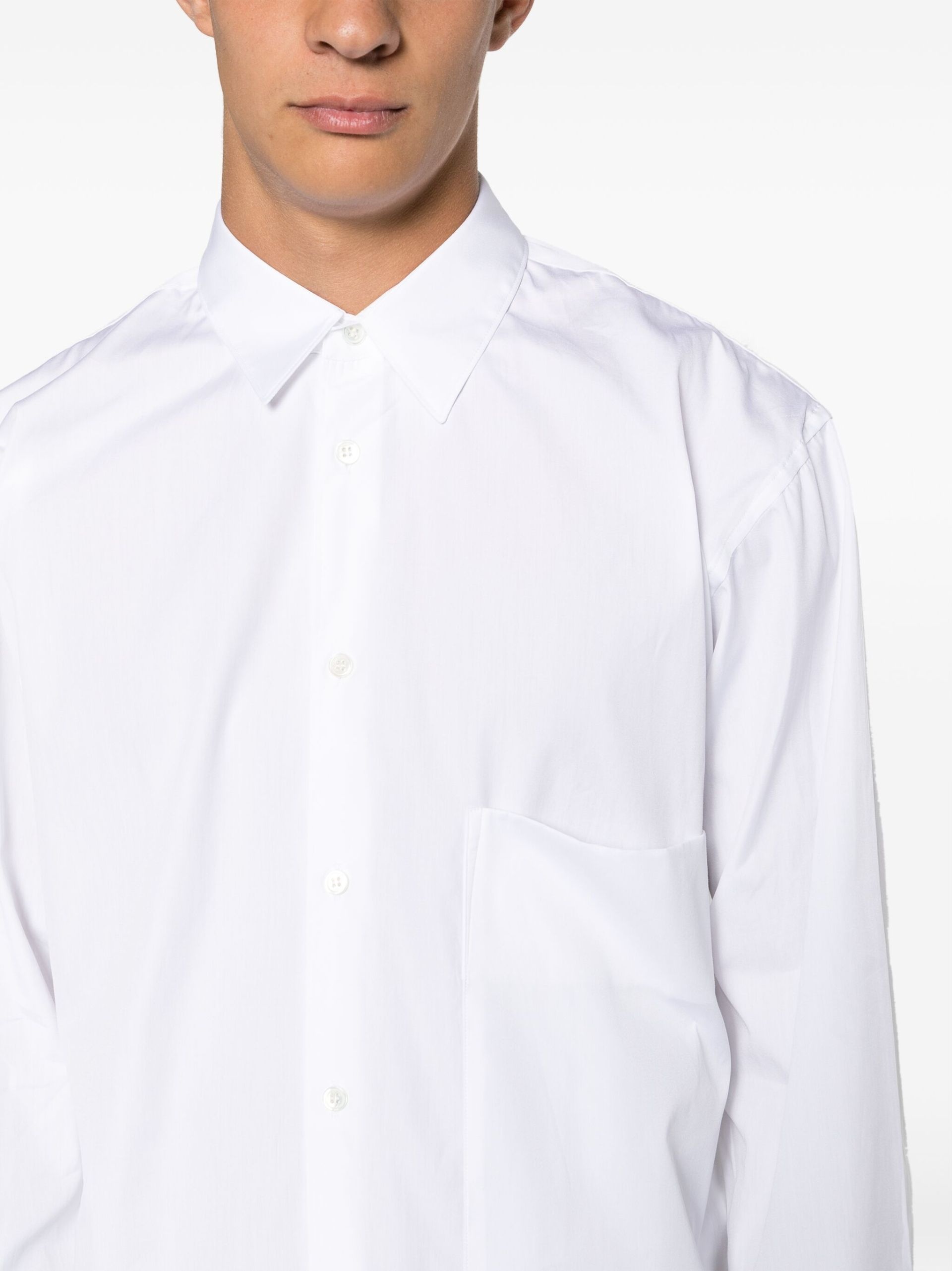 white cotton shirt - 6