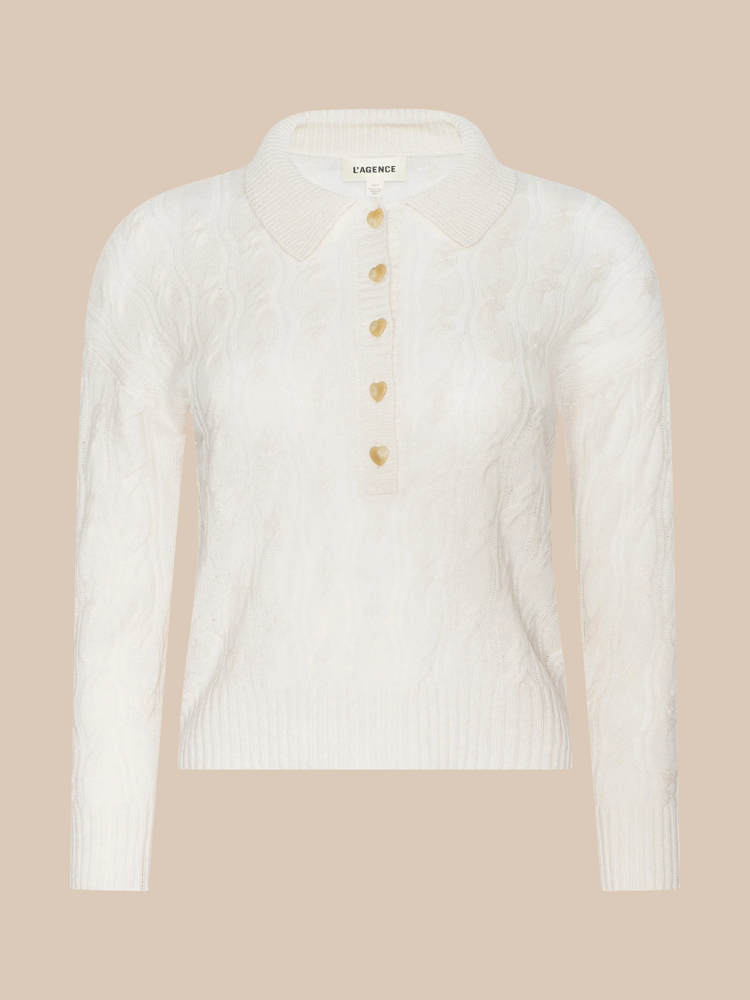Airy Cable Knit Sweater - 1