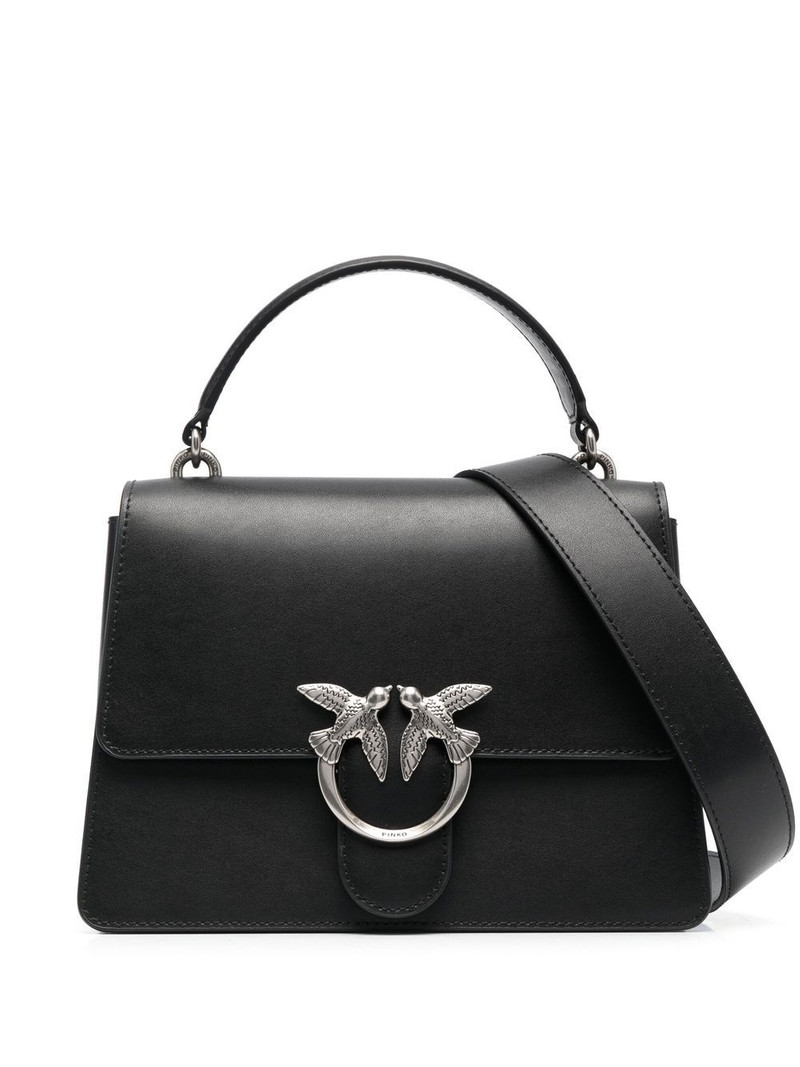 Love Birds leather tote bag 1