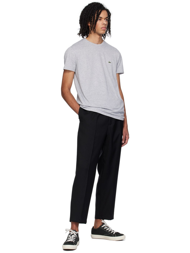 LACOSTE Gray Crewneck T-Shirt outlook