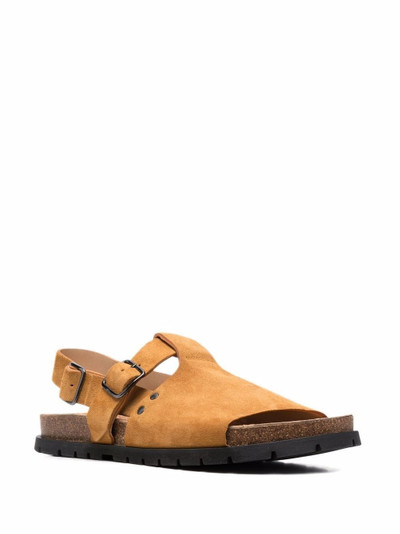 A.P.C. Noe suede slingback sandals outlook