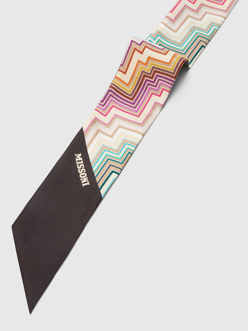 Missoni Pocket square scarf with zigzag pattern outlook
