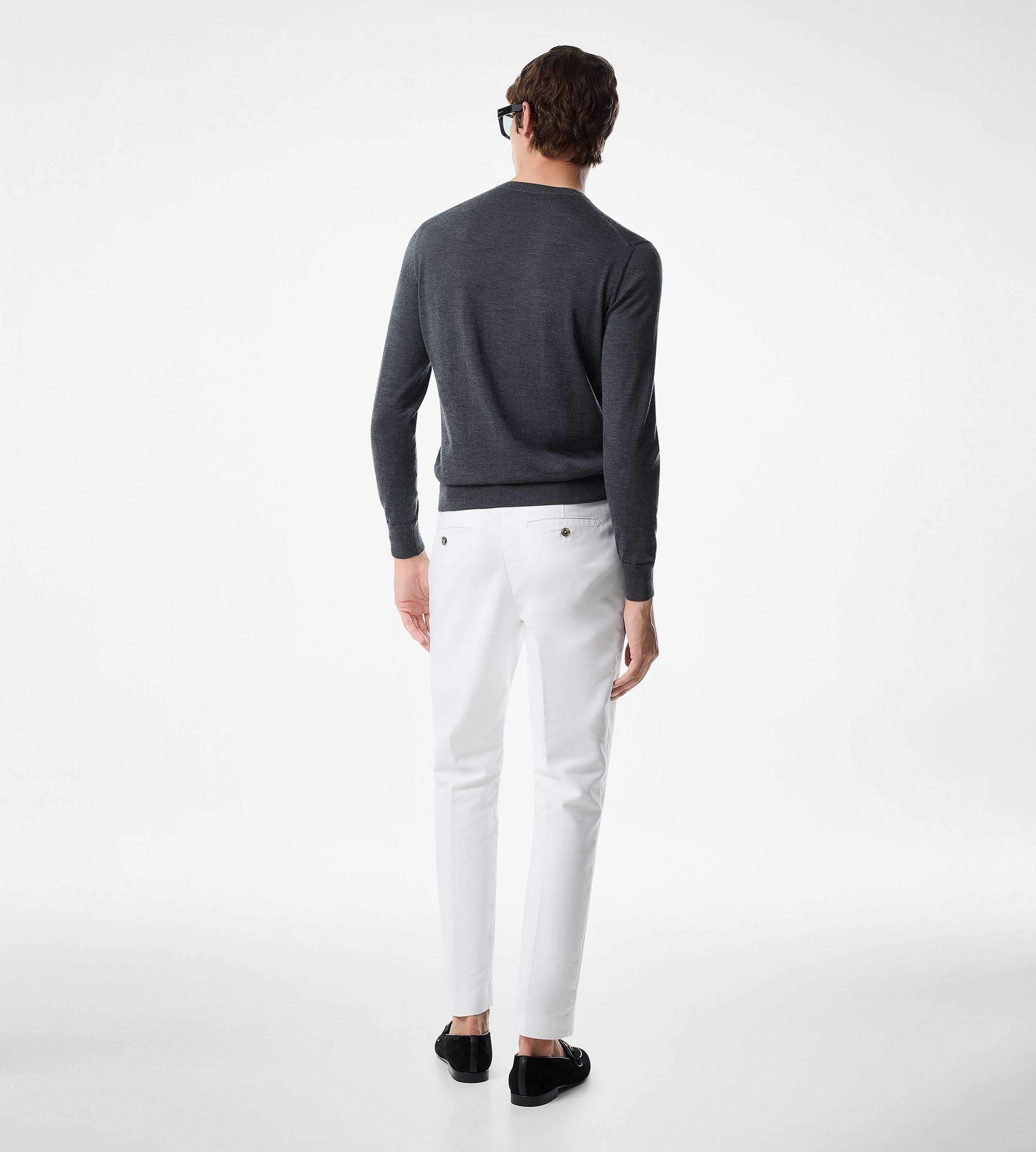 FINE GAUGE PURE WOOL CREW NECK - 3