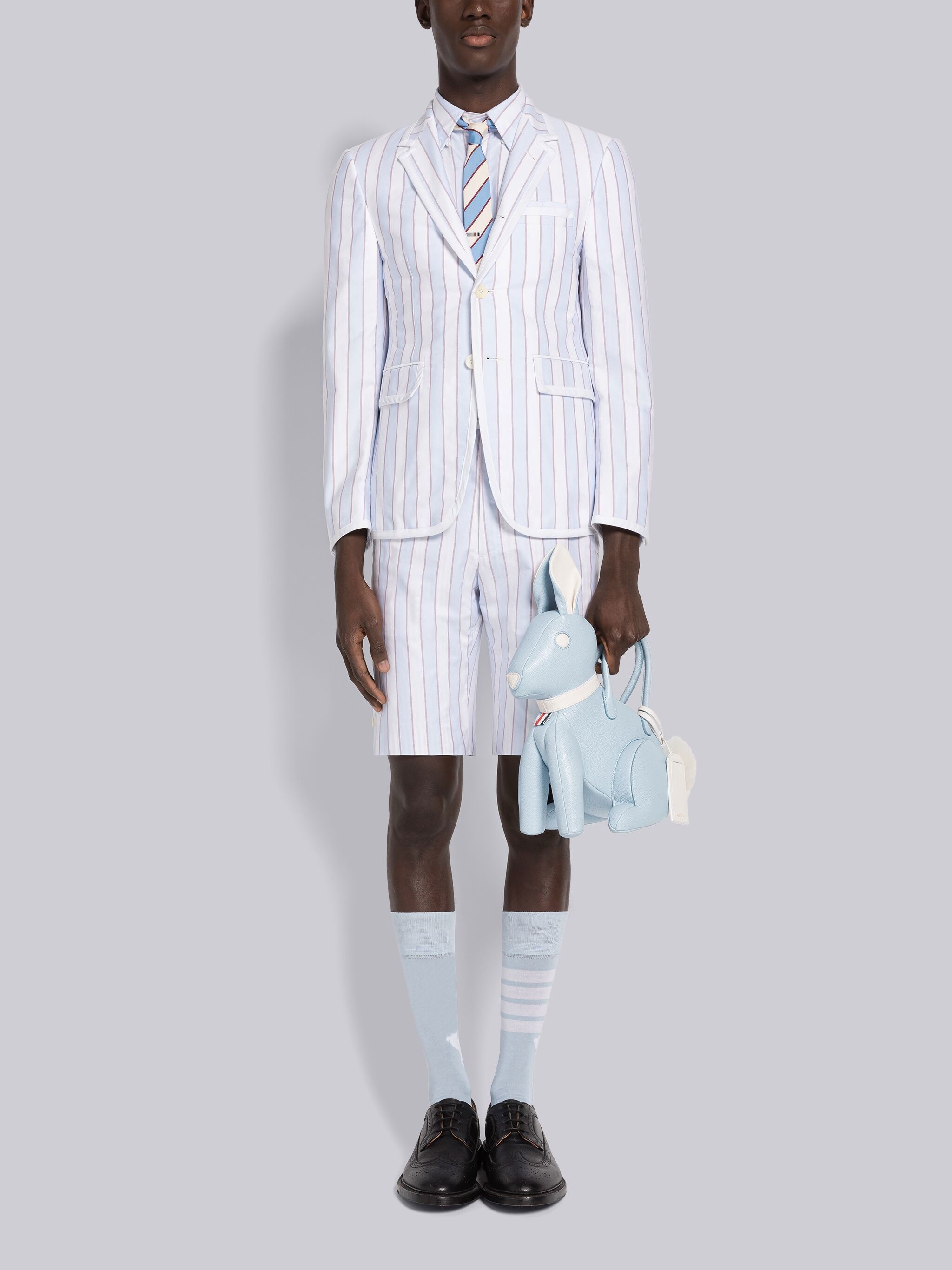 Awning Stripe Oxford Short Sleeve Shirt - 5