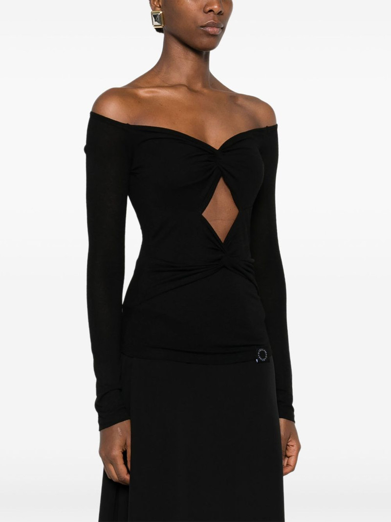 V-neck long sleeve T-shirt 3