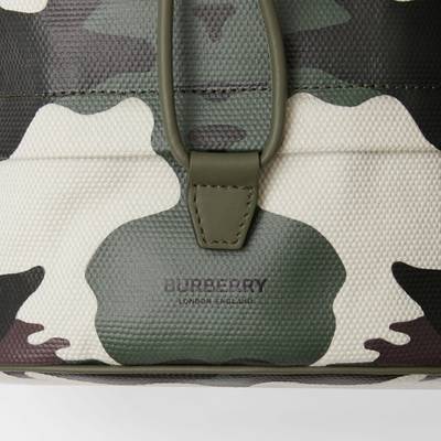 Burberry Camouflage Print Cotton Canvas Drawcord Pouch outlook