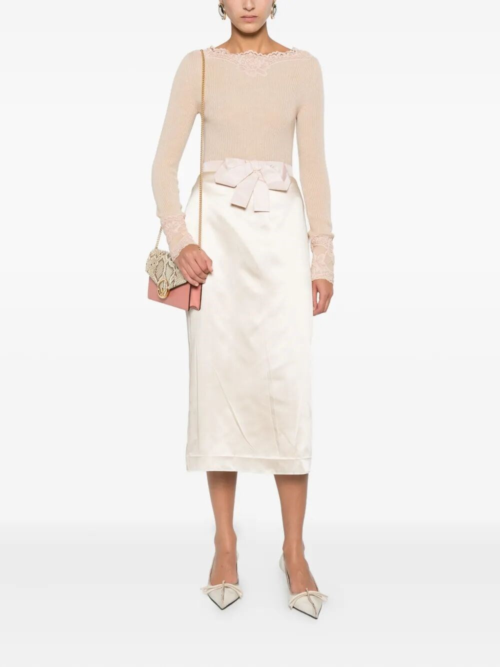 Cashmere And Lace Sweater - 2