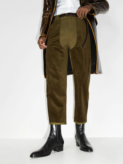 Haider Ackermann Beaumont cropped trousers outlook