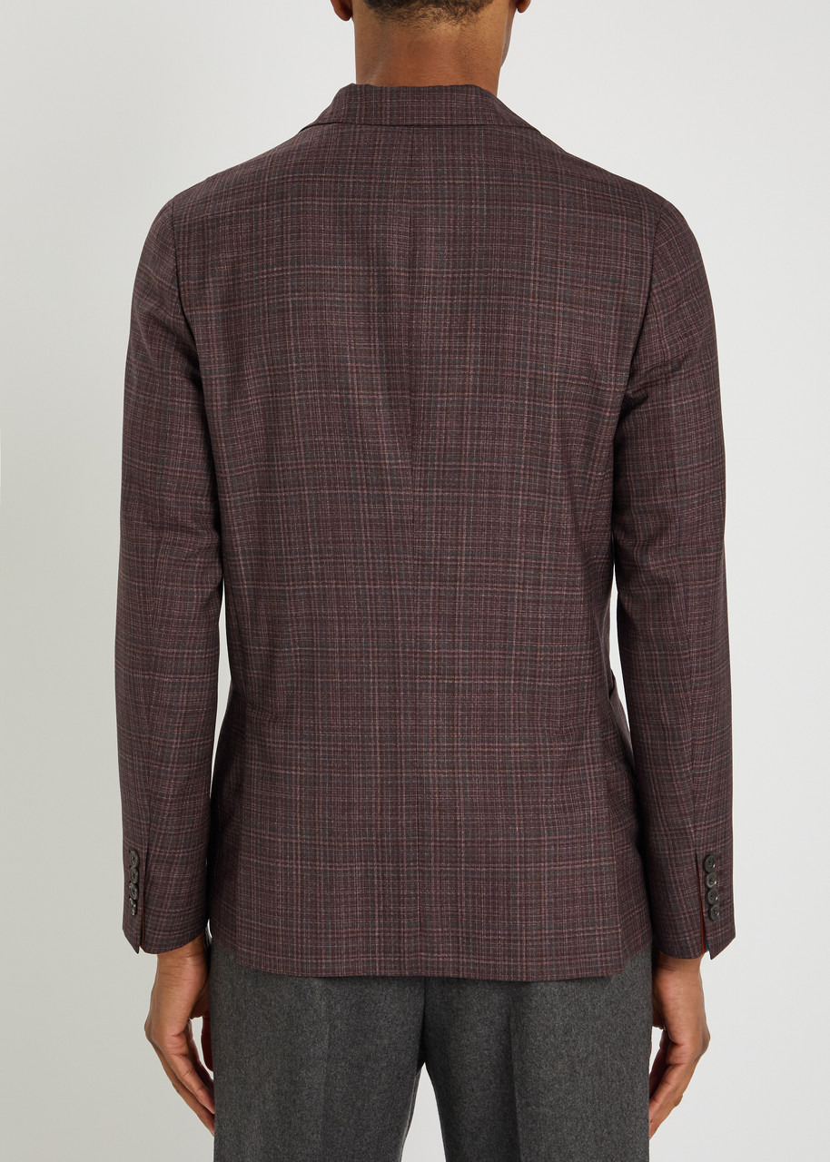 Paul Smith Checked Wool Blazer - 3