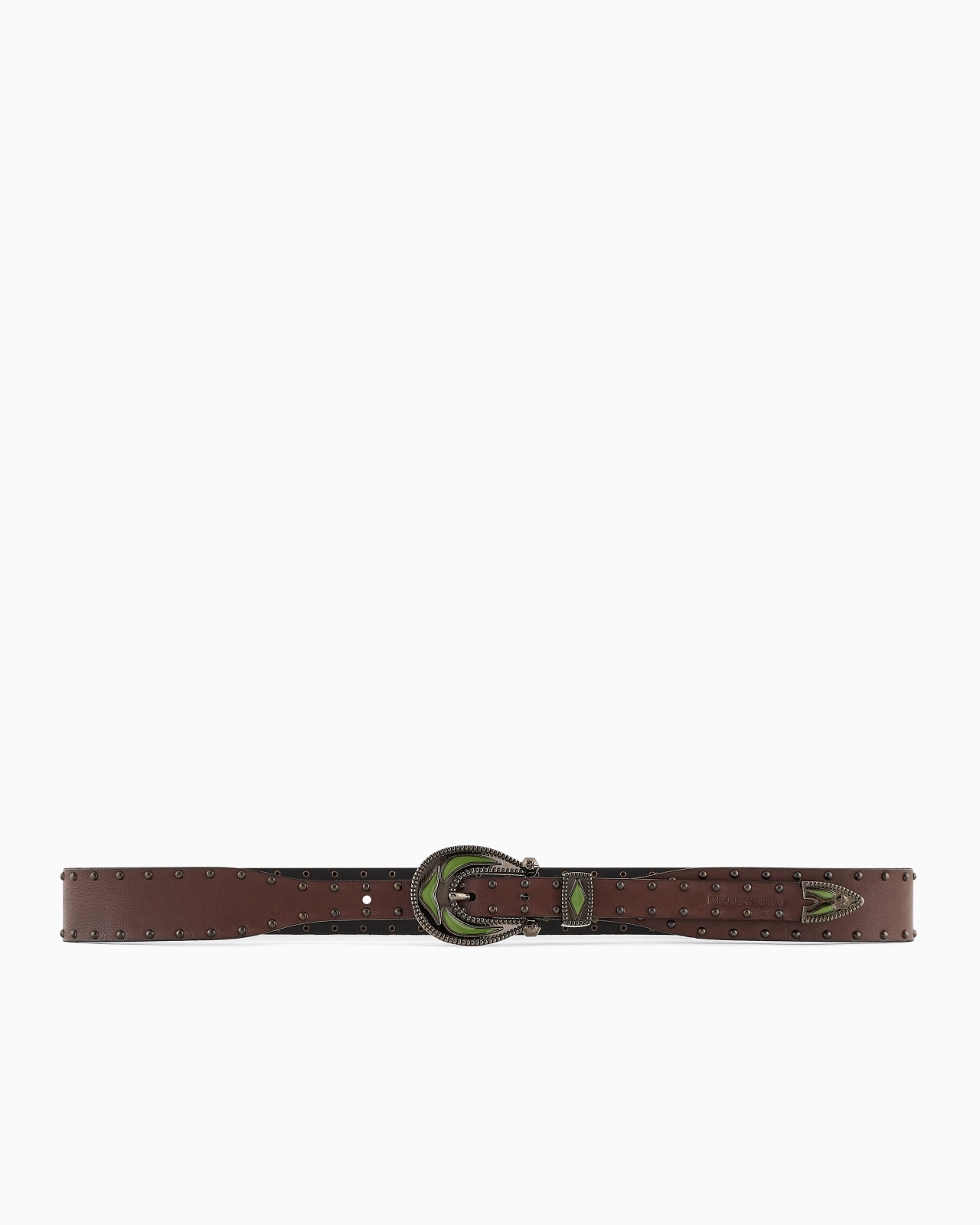 LEATHER BELT WITH METAL DETAIL - 3