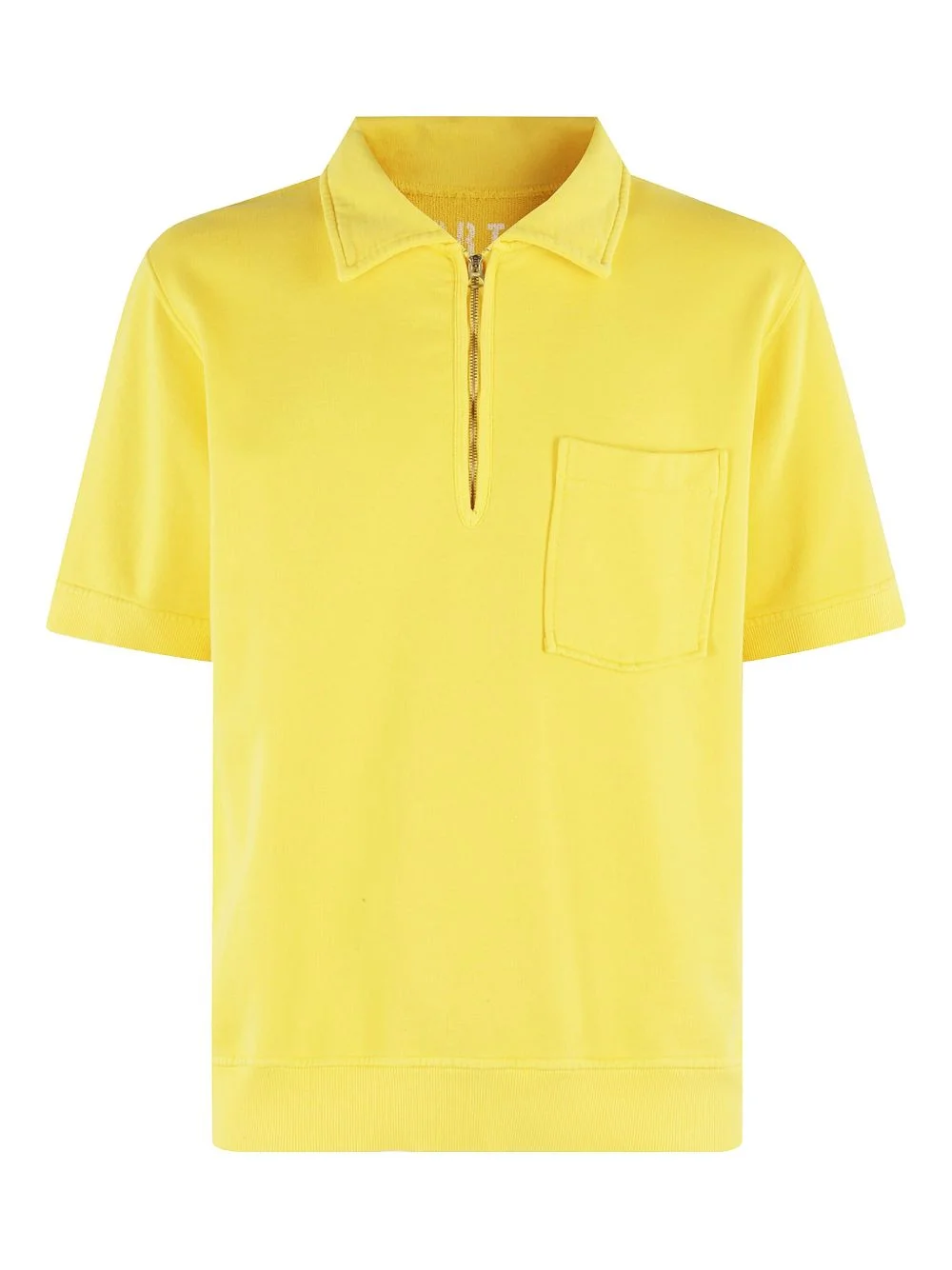 zip-detail polo top - 1