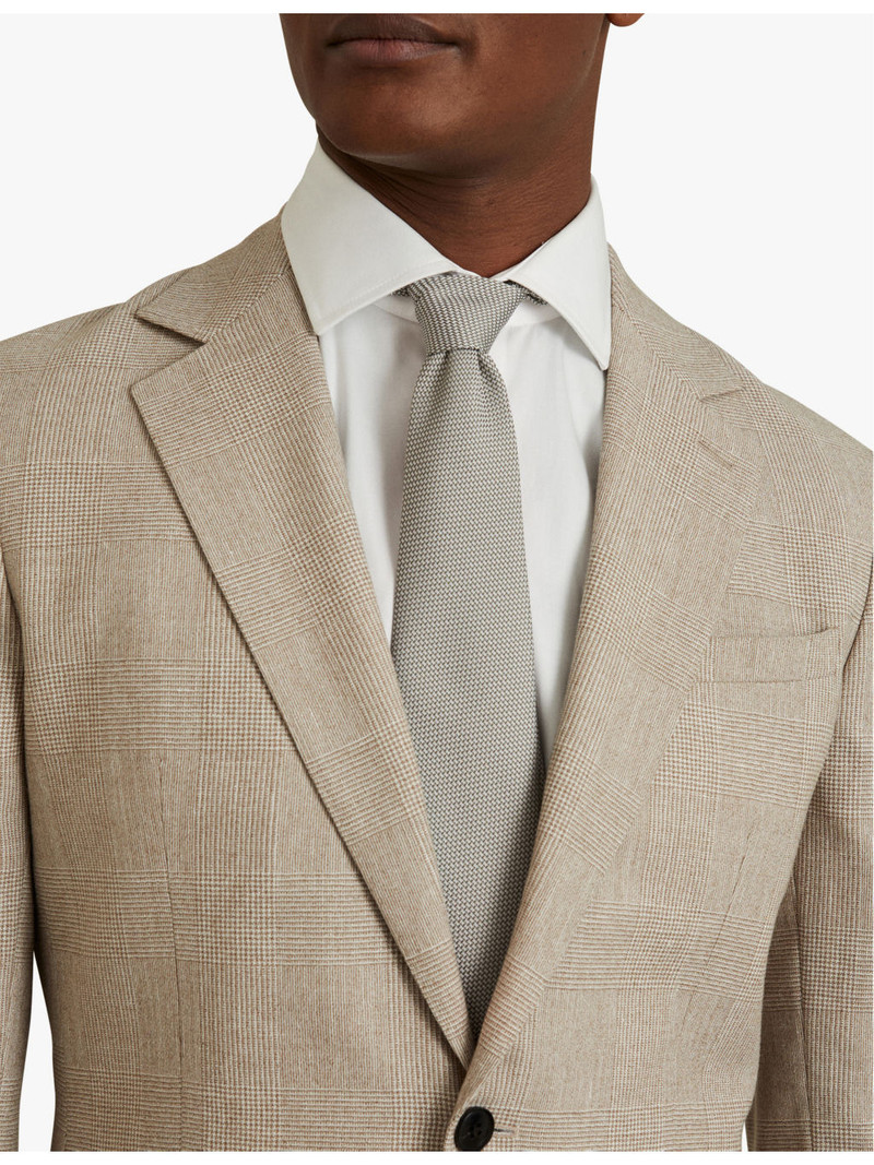 REISS Ceremony textured woven tie outlook