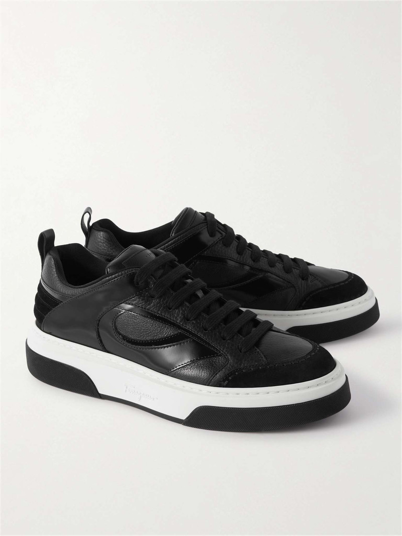 Suede and Leather Sneakers 4