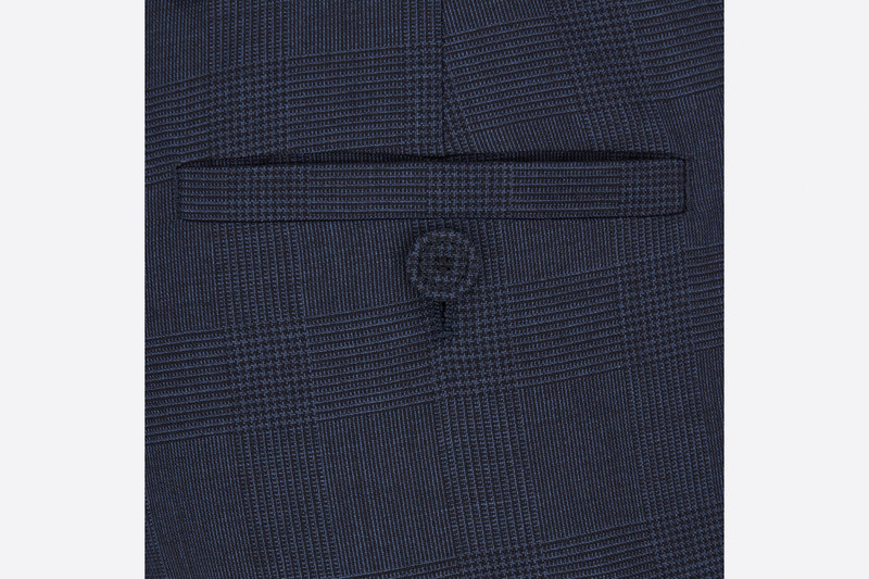 Prince of Wales Tailored Chino Cuffed Pants 3