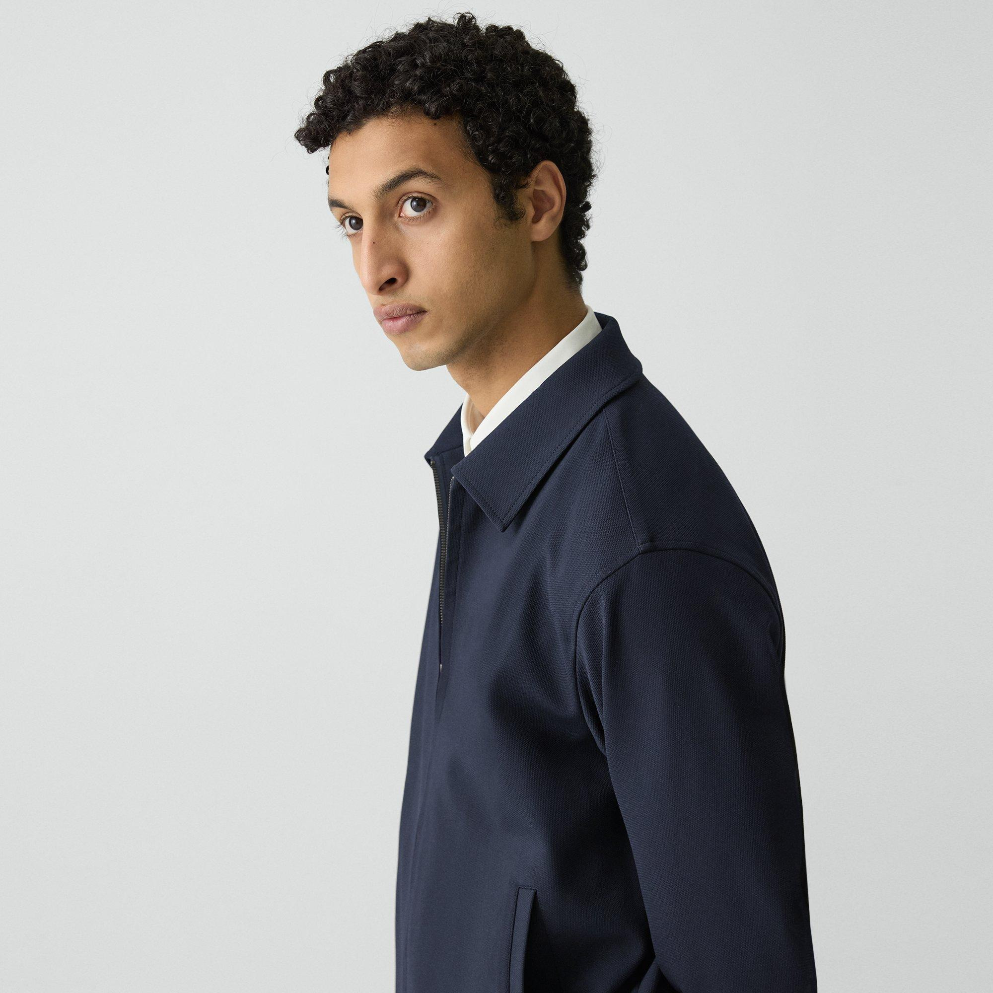 Blouson Zip Jacket in Precision Piqué - 5