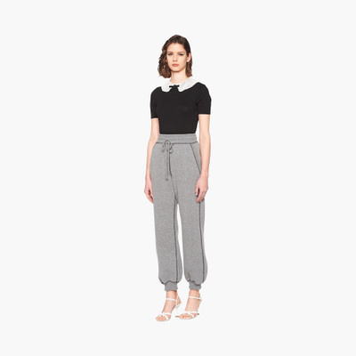 Miu Miu Wool and cashmere joggers outlook