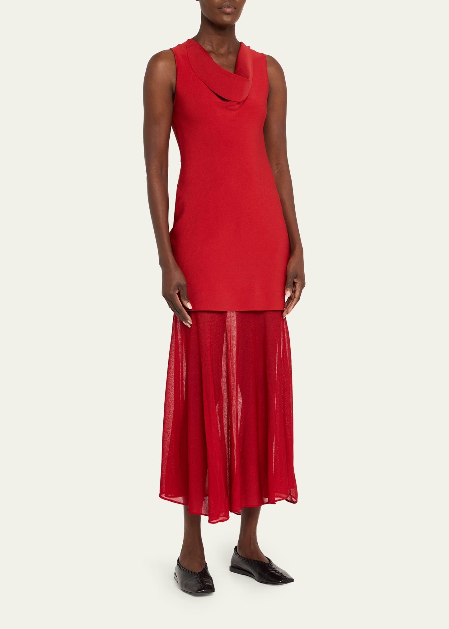 Xena Sleeveless Halter Maxi Dress - 4