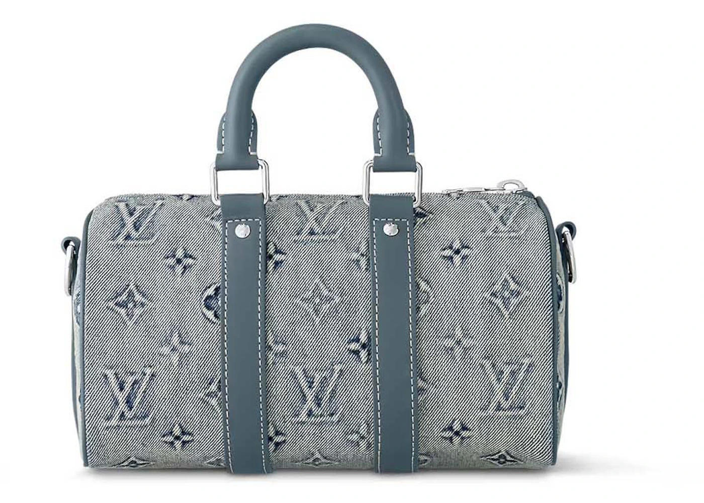 Louis Vuitton Keepall Bandouliere 25 Monogram Washed Denim canvas - 2