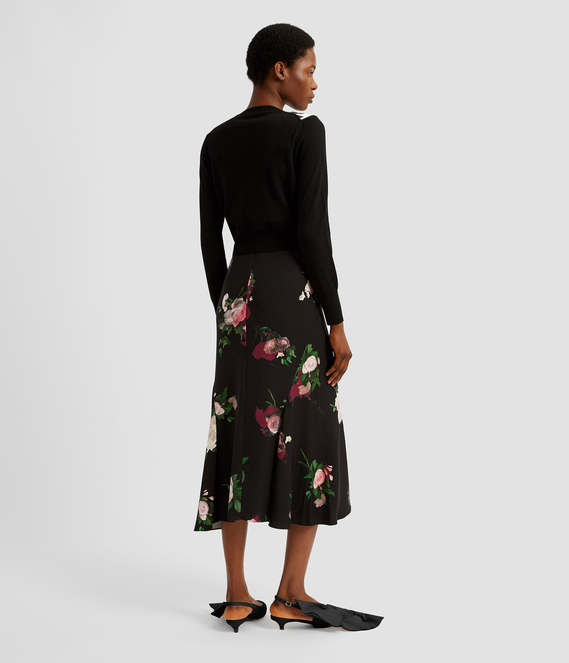 A LINE MIDI SKIRT - 3