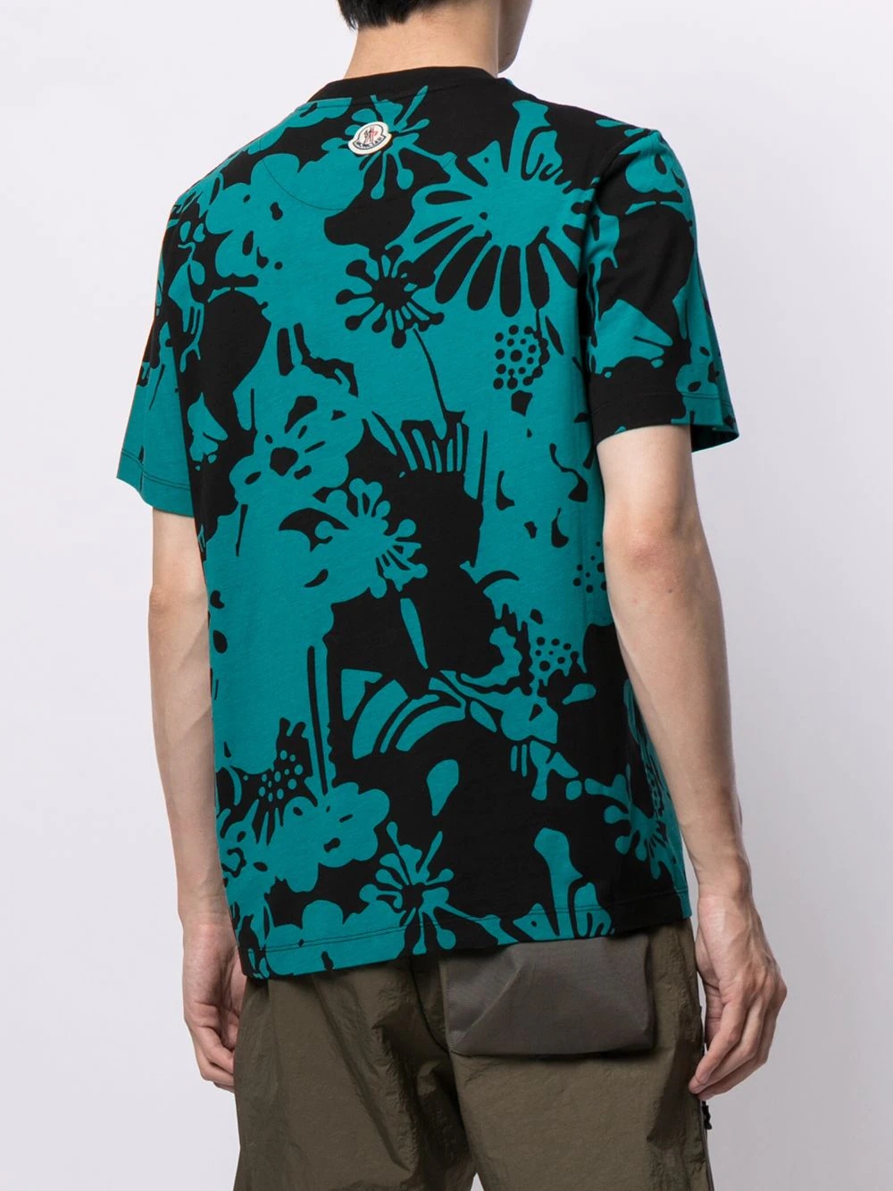 abstract-pattern short-sleeve T-shirt - 4